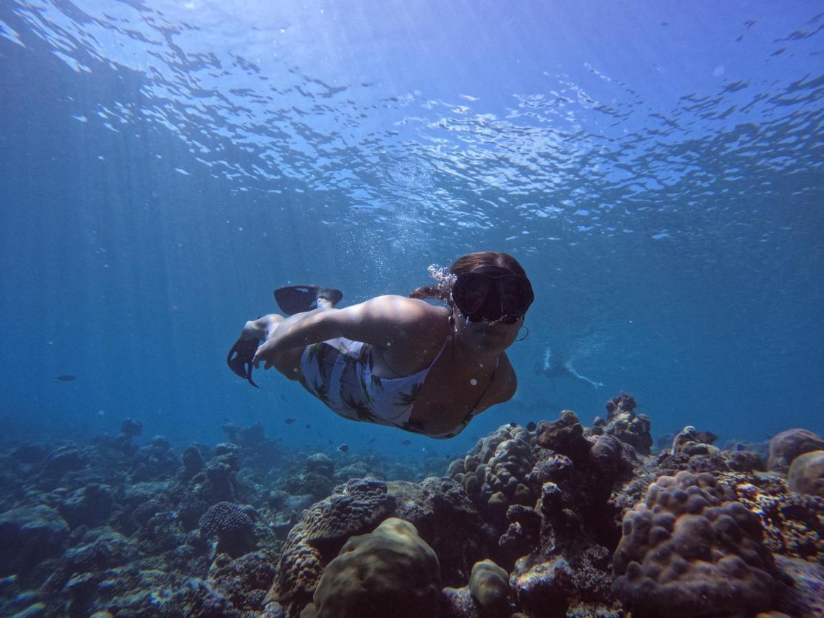 Blue Water Thoddoo Inn Bagian luar foto